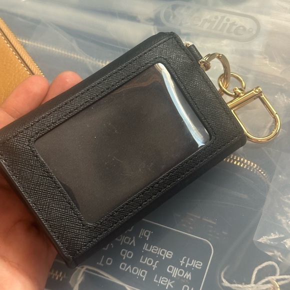 New Tory burch Emerson cardholders keychain in black - Picture 3 of 6